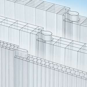 Polikarbonát bevilágító panelek