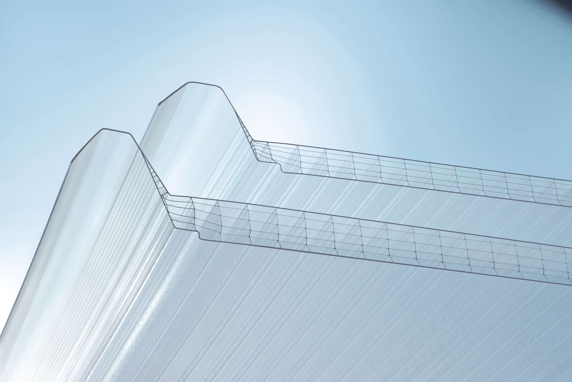 Polikarbonát bevilágító panelek