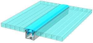 Polikarbonát bevilágító panelek